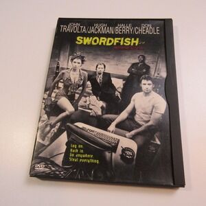 Swordfish DVD Movie Action Thriller John Travolta Hugh Jackman Halle Berry‎